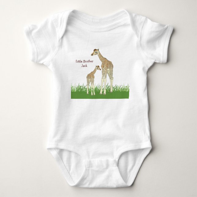 Syskon Giraffes Barn T-Shirt (Framsida)