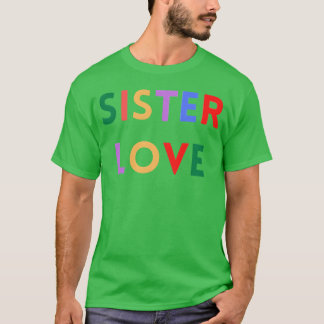 SYSKON KÄRLEK flicka T Shirt
