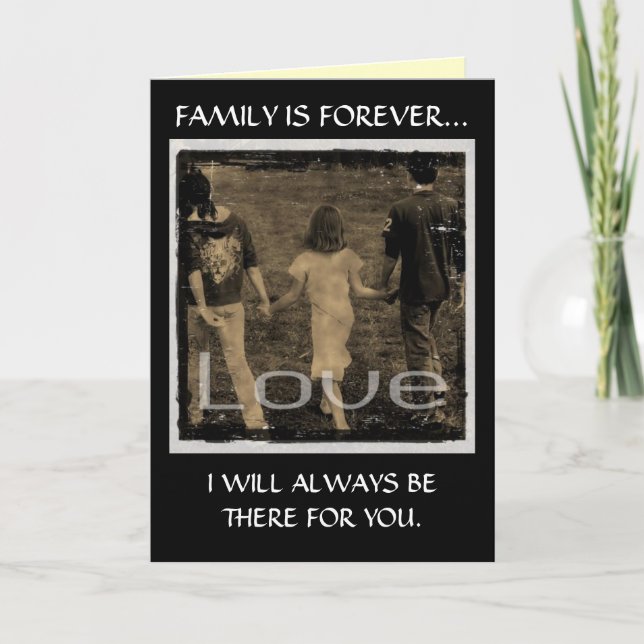 Syskon Kärlek Kort (Framsida)