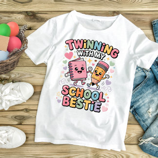 Syskon med min bästa skolkompis Sött anteckningsbl T Shirt