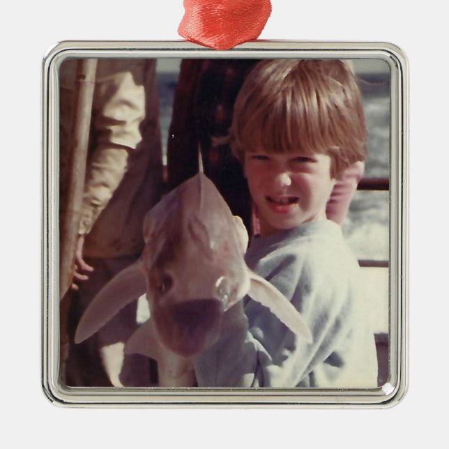 Syskon-minnen Julgransprydnad Metall (Framsidan)