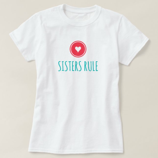 Syskon Regel T-Shirt (Design framsida)