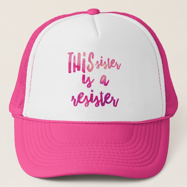 Syskon Resister Trucker Hatt Keps (Framsida)