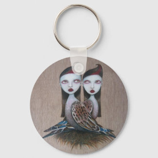 Syskon Rivalry chain Nyckelring