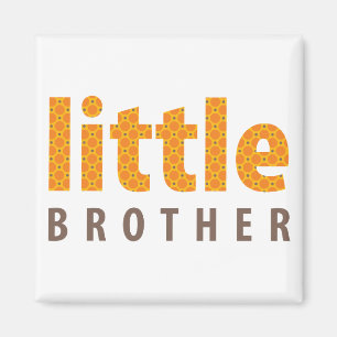 SYSKON SAMLING - lillbror {orange} Magnet