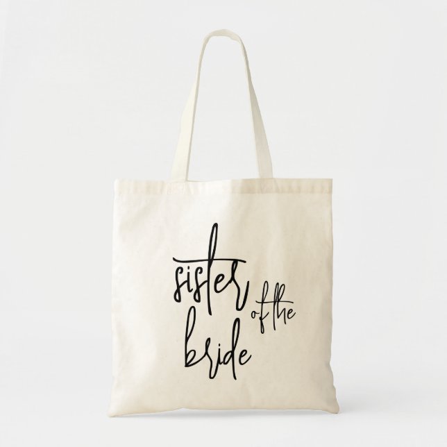 Syskon till bruden Tote Bag Tygkasse (Framsidan)