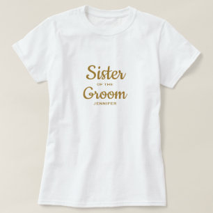 Syskon till Brudgummen Skräddarsydd T-Shirt