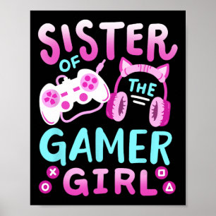 Syskon till Gamer Flickan Groovy Födelsedags Video Poster
