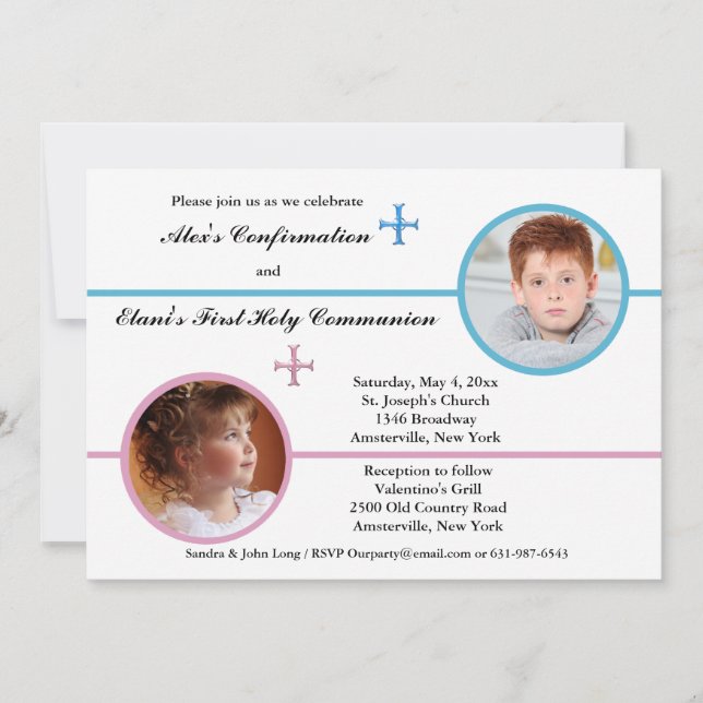 Syskon Två inbjudningar till fotoReligiösa (Framsida)