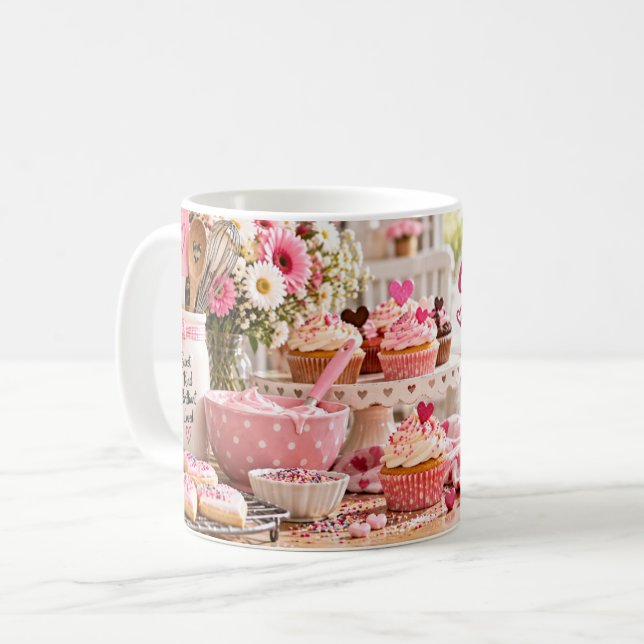 Syskonbarn Gör Livet Söta Bakmugg Kaffemugg (Framsida vänster)