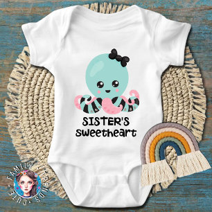 Syskonens Älskling Kawaii Bläckfisk T Shirt