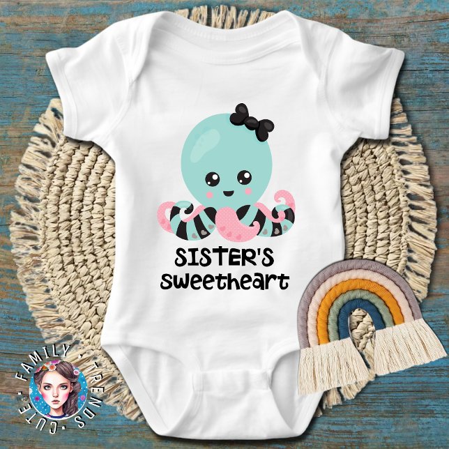 Syskonens Älskling  Kawaii Bläckfisk T Shirt (Skapare uppladdad)