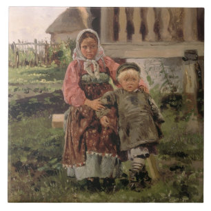 Syskongrupp 1880 kakelplatta