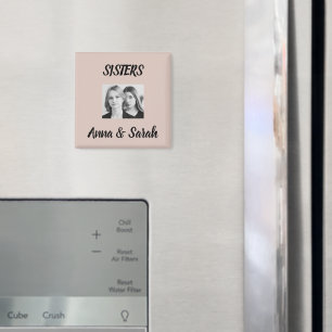 Syskonpresent Magnet – Personlig med Namn&Foto