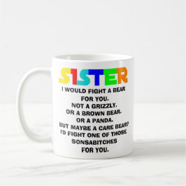Syskonpresent, rolig syskonpresent, syskonmugg, ka kaffemugg