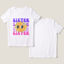 Syskontröja, Retro Groovy Syster Tröja, Storasyste T Shirt