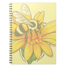 Sysslar med att samla pollen  anteckningsbok