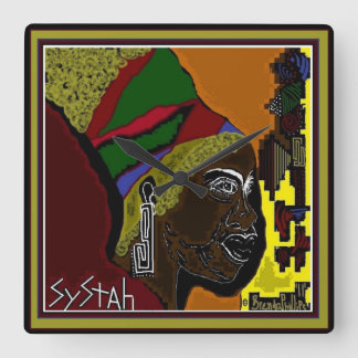 SYSTAH TIMECLOCK FYRKANTIG KLOCKA