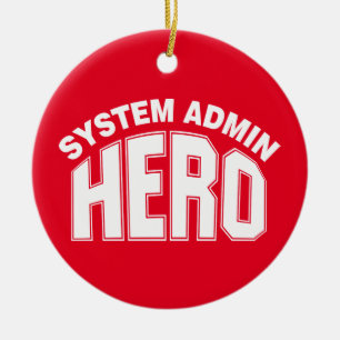 System Admin Hero Julgransprydnad Keramik