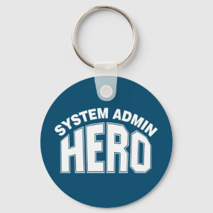System Admin Hero Nyckelring