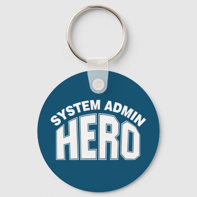 System Admin Hero Nyckelring (Framsida)