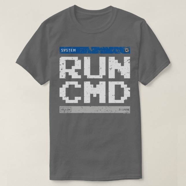 System Command Window som har RxTp T Shirt (Design framsida)