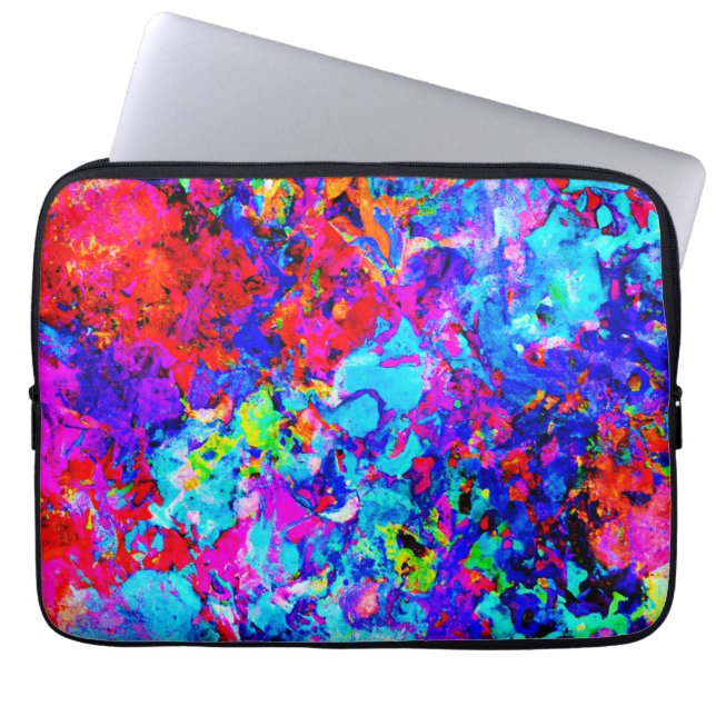 System för att fånga Färg i Abstrakt Mönster Laptop Fodral (Framsidan)
