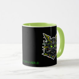 SYSTEM GMR Glitch Samurai Cyberpunk Mugg