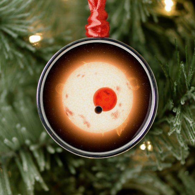 System Kepler-16. Julgransprydnad Metall (Träd)