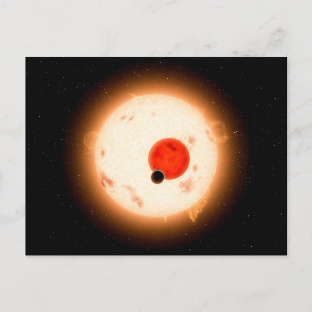 System Kepler-16. Vykort (Framsida)