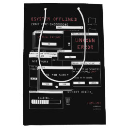 System Offline - Teknobrutalistisk design
