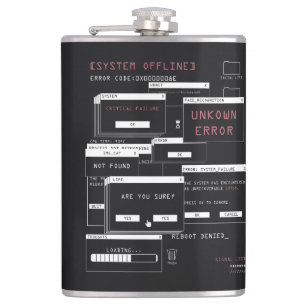 System Offline - Teknobrutalistisk design Fickplunta