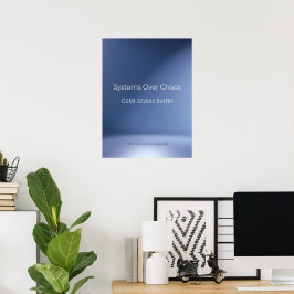 SYSTEM ÖVER KAOS POSTER