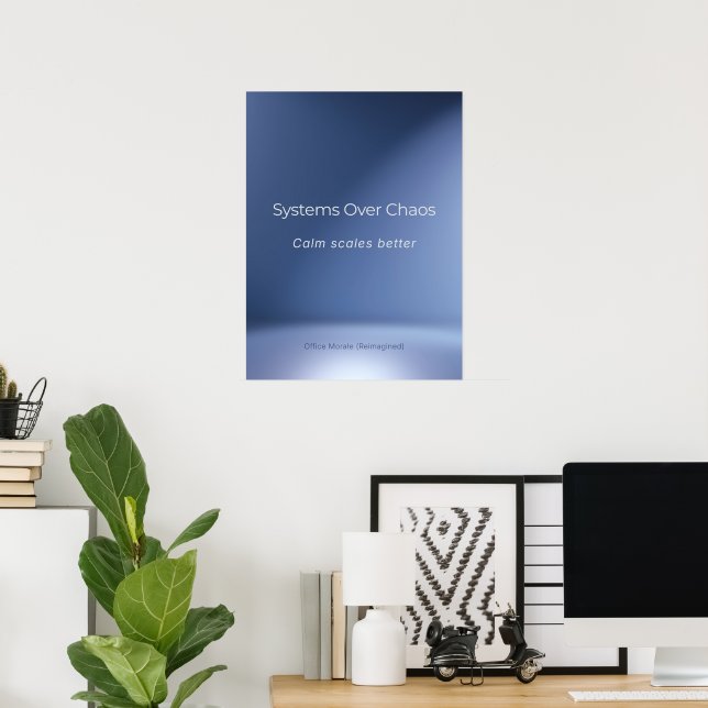 SYSTEM ÖVER KAOS POSTER (Hemmakontoret)