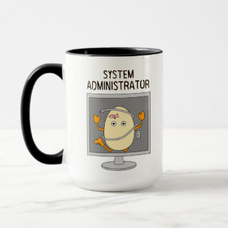 Systemadministratör Egghead Mugg