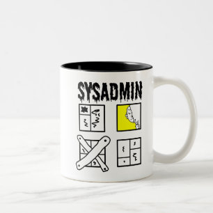Systemadministratör - Systemadministratör Två-Tonad Mugg