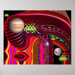 Systematisk solfångarpanik - Ken Gage Surreal Art Poster