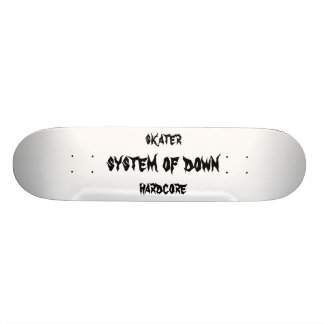 systemet av besegrar, hardcore, skater mini skateboard bräda 18,5 cm