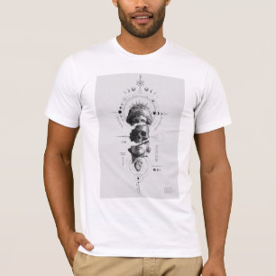 Systemfel T-shirt - Futuristiska Glitch Art Stil