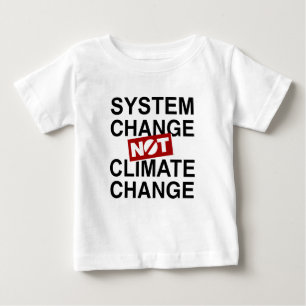 Systemförändring inte klimatförändringar t shirt