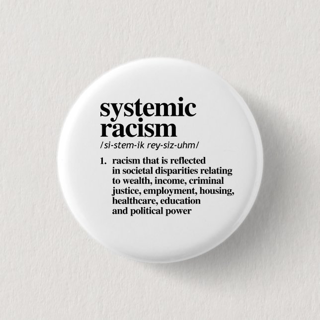 Systemisk rasism Definition Knapp (Framsida)