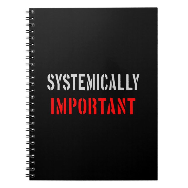 Systemiskt viktig anteckningsbok (Framsidan)