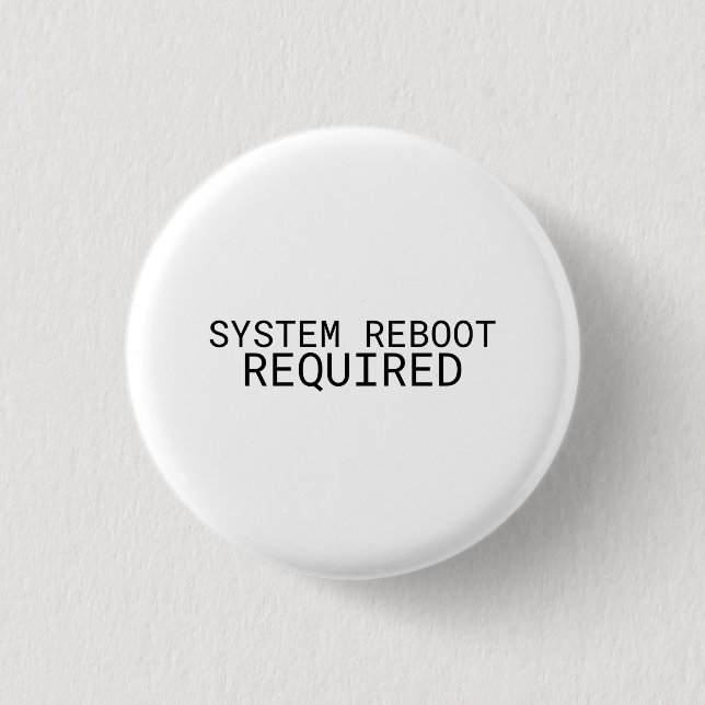 Systemomstart krävs Minimalistisk skrivmaskin  Knapp (Framsida)