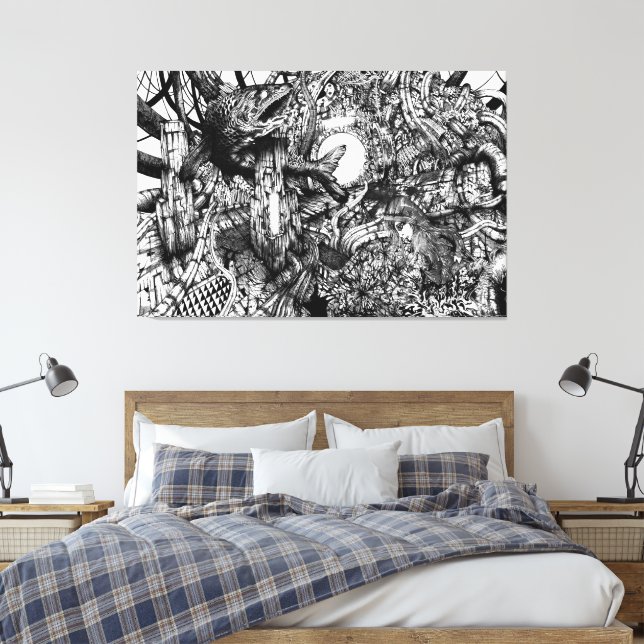 Systemslinga Canvastryck (Insitu (sovrum))