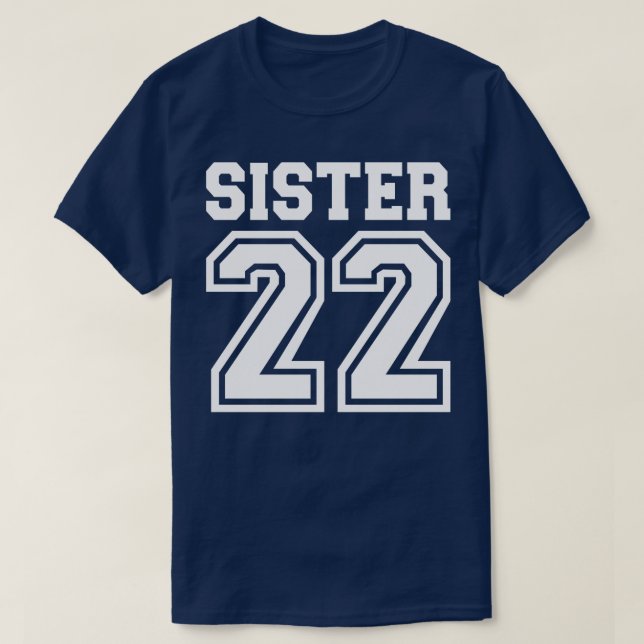 Syster 2022 för nytt syrran t shirt (Design framsida)