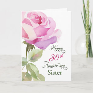 Syster 30-årsjubileum Katolsk Nunna Rosa Ros Kort