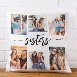 Syster 6 Fotokollage Keepsaké Gift Kudde