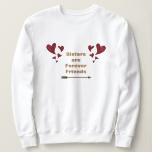 Syster är för Vänner, Guld Arrow Red Hearearts T Shirt