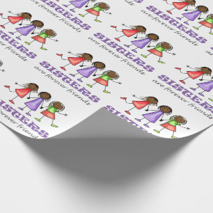 Syster är för vänner presentpapper