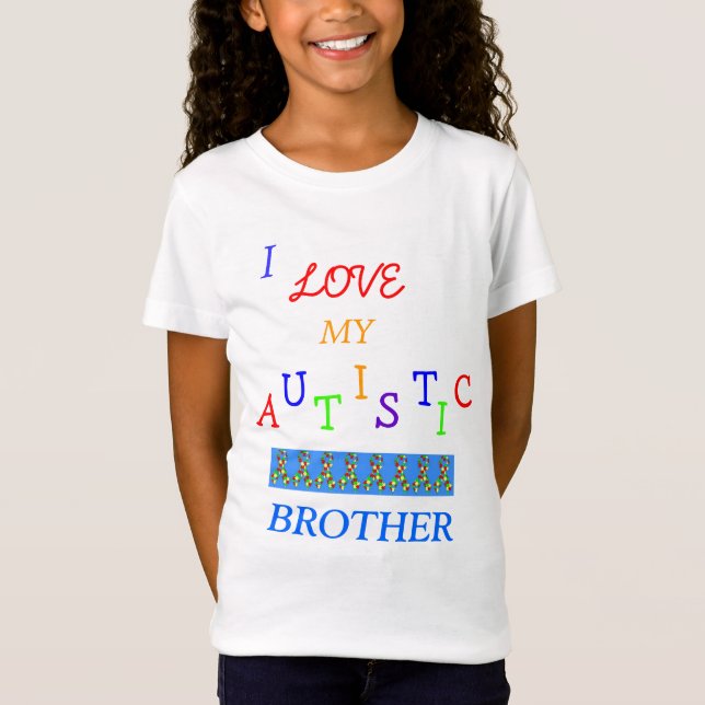 Syster Autistic Love~Brother! ~-ungdomT-tröja Tee (Framsida)